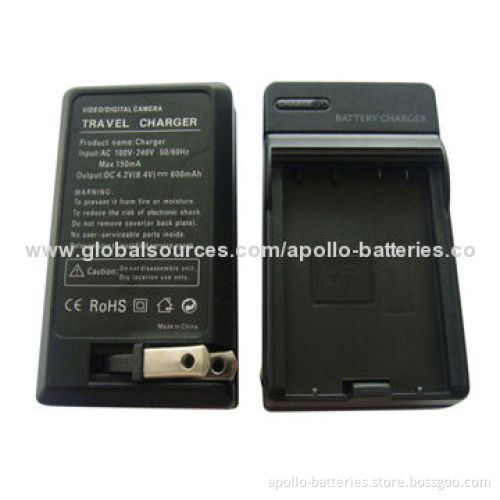 Grade A camera rechargeable battery chargers for CANON LP-E6, 4.2V/600mAhNew